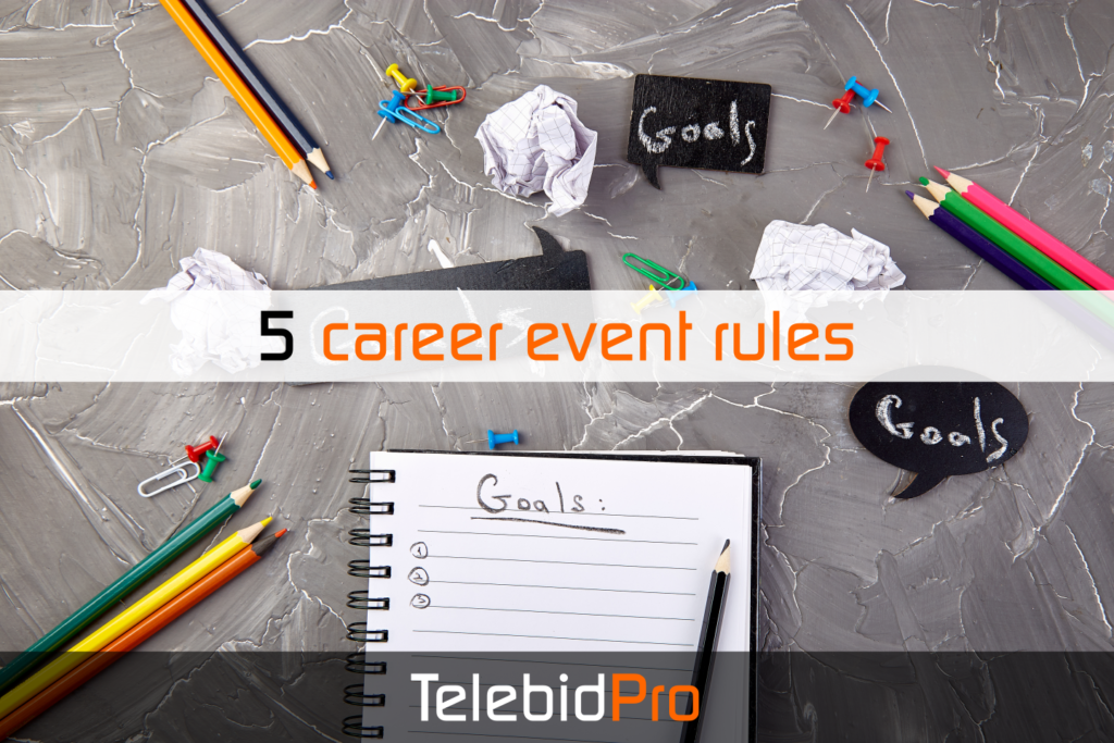 5 career event rules